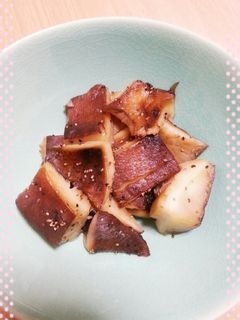 しいたけの黒胡椒炒め-レシピのメイン写真