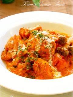 ★鶏のトマトクリーム煮★-レシピのメイン写真