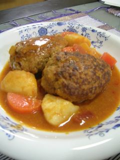 定番☆煮込みハンバーグ-レシピのメイン写真