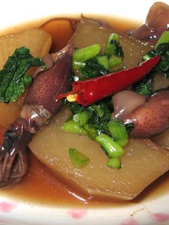 ホタルイカと大根の煮物-レシピのメイン写真