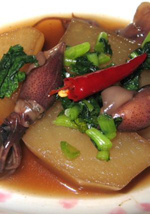 ホタルイカと大根の煮物-レシピのメイン写真