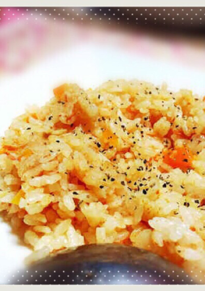 旦那が作る♡とまとリゾット風炊き込みご飯-レシピのメイン写真