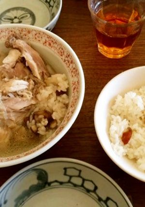 参鶏湯風丸鶏のスープ煮　〜圧力鍋使用-レシピのメイン写真
