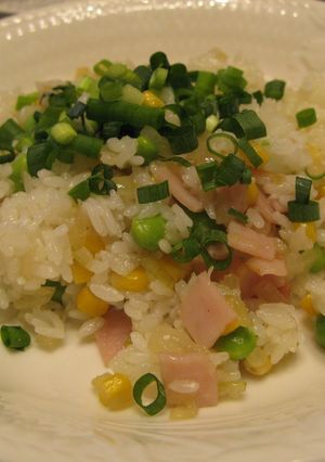 ハムとコーンの混ぜご飯-レシピのメイン写真