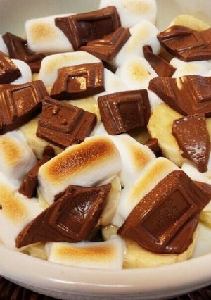 とろ〜りマシュマロ☆チョコ☆バナナ-レシピのメイン写真