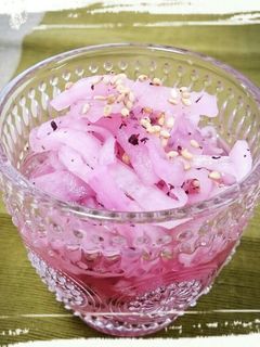 常備菜☆桜色のゆかり大根なます-レシピのメイン写真