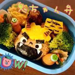 รูปของ 節分！鬼ちゃん弁当♪簡単キャラ弁当！