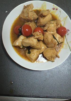鶏肉と、ルッコラのミニトマトてりやき風-レシピのメイン写真