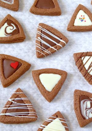 ホケミで簡単バレンタインにチョコクッキー-レシピのメイン写真