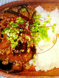 麻婆茄子丼-レシピのメイン写真
