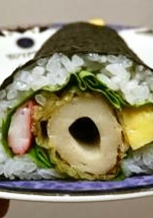 時短！ちくわの磯部揚げ恵方巻-レシピのメイン写真
