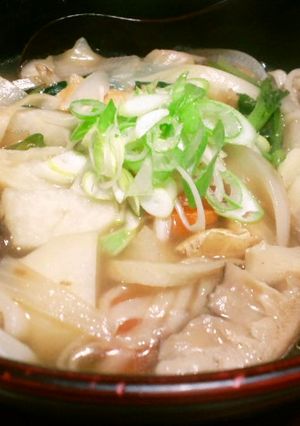 手抜きでも美味！ヴィーガンけんちんうどん-レシピのメイン写真