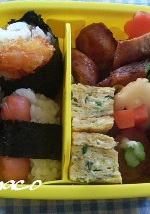 ちょま弁③鶏くわ焼きエビムス幼稚園年少-レシピのメイン写真