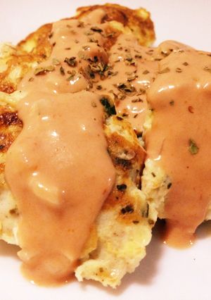 食感を楽しむ☆簡単！鶏むね肉のごまピカタ-レシピのメイン写真