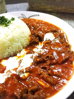 トマト缶で簡単!ビーフストロガノフ♪-レシピのメイン写真