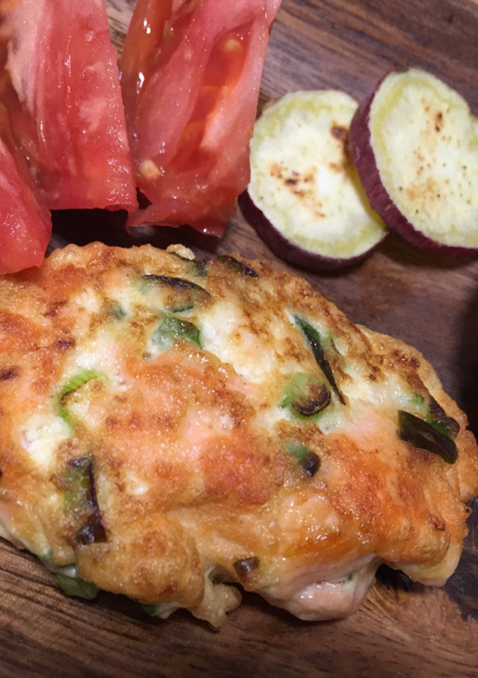 かさ増し☆鮭と豆腐の和風ハンバーグ-レシピのメイン写真
