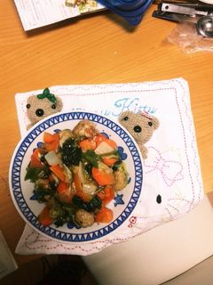 中華丼とんとんぼーると鶏肉いり-レシピのメイン写真