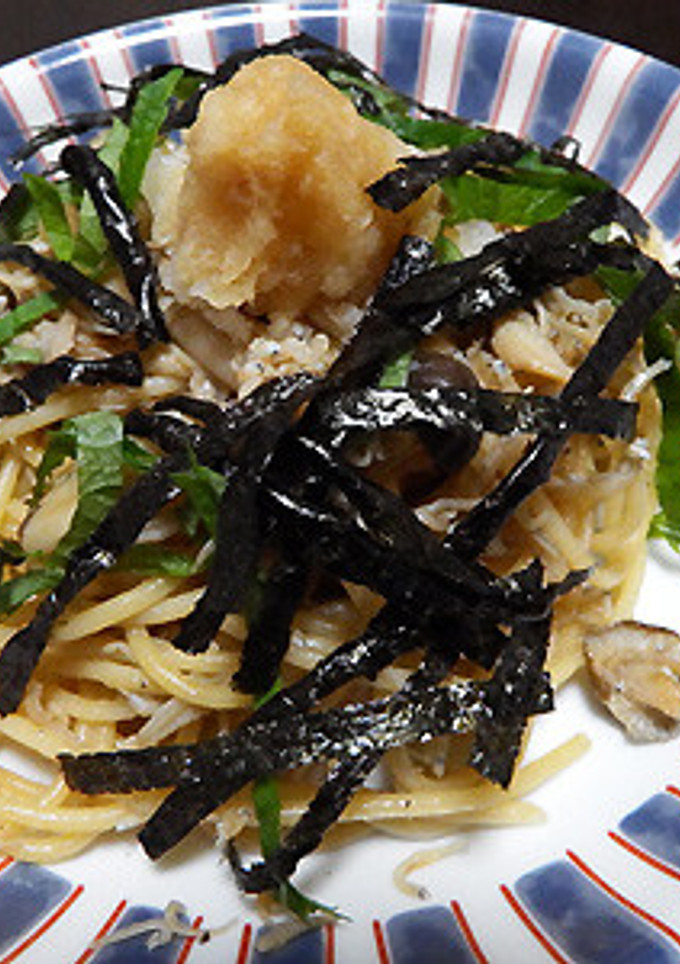 しらすと大葉のきのこ和風パスタ-レシピのメイン写真