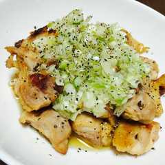 รูปของ ✩鶏もも肉のネギ塩だれ✩