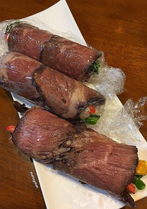 ローストビーフで恵方巻き-レシピのメイン写真