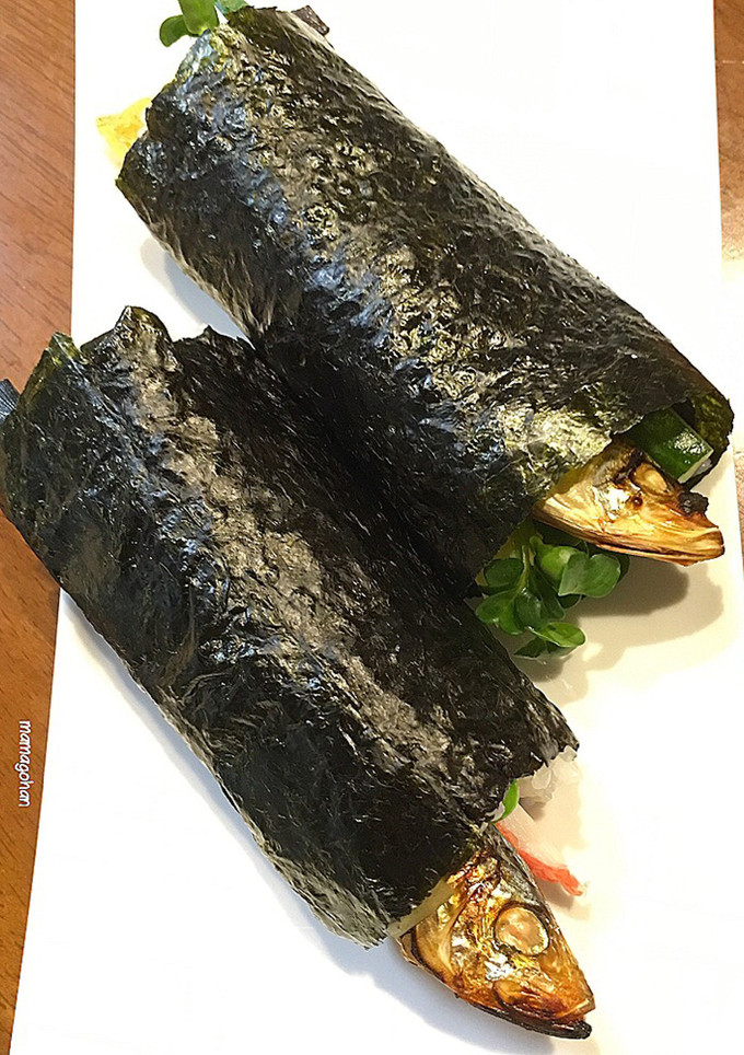 メザシまるごと恵方巻き-レシピのメイン写真