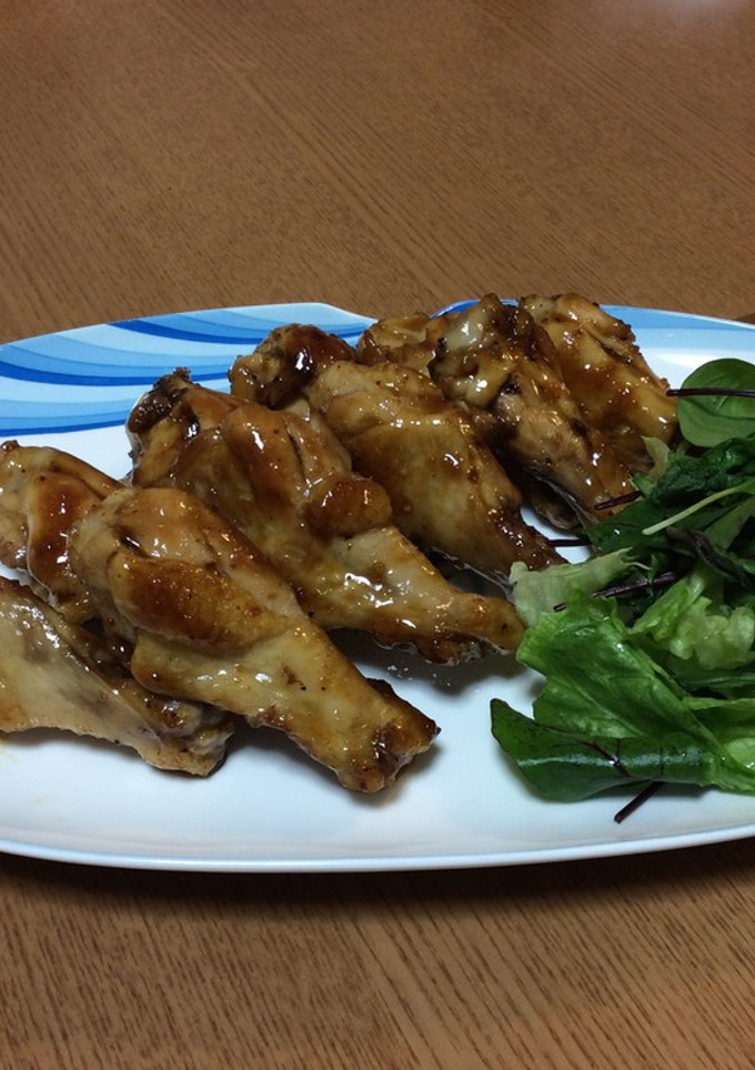 すきやきのたれで！簡単手羽元の照り焼き-レシピのメイン写真