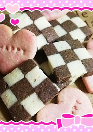 可愛い☆ココアチェッククッキー-レシピのメイン写真