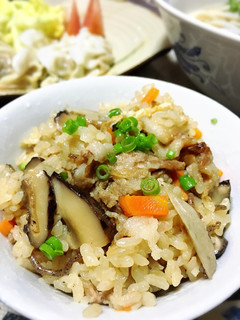 簡単!豚肉の味わい炊き込みご飯-レシピのメイン写真