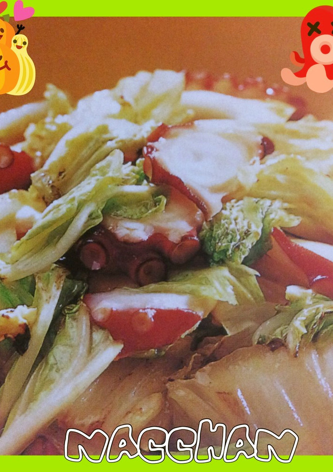 簡単 白菜とタコの炒め物 (^o^)♥︎-レシピのメイン写真