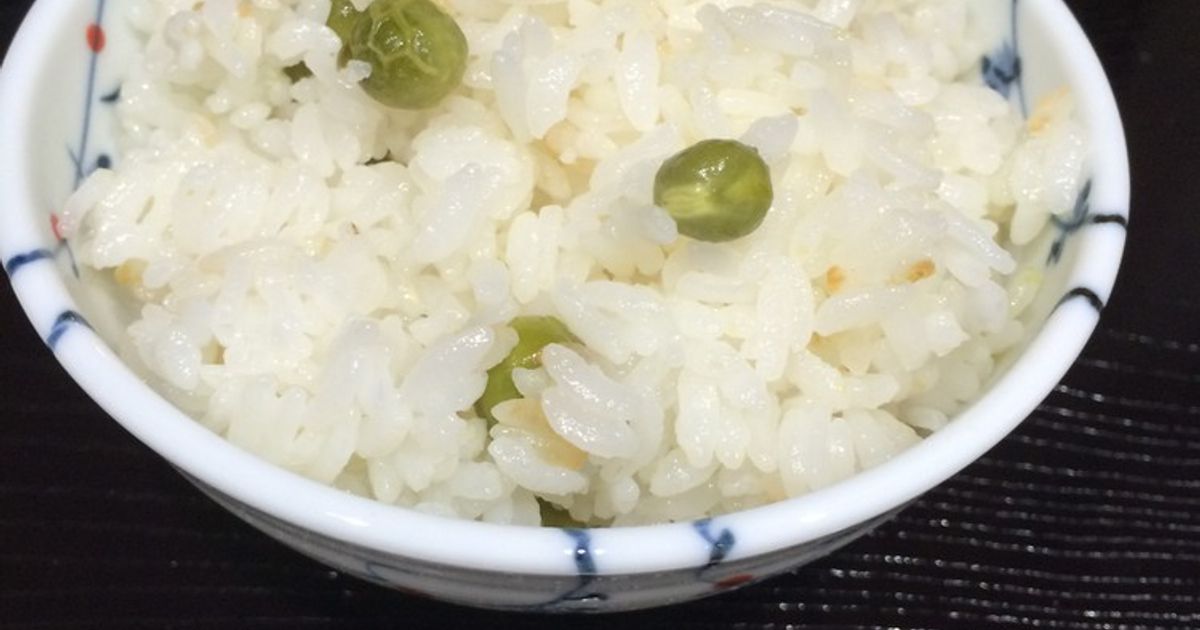 豆ごはん嫌いも食べれた☆塩麹豆ごはん by しおりポンママ