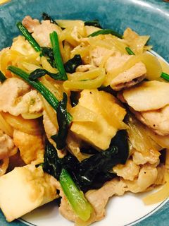 豚肉と厚揚げの味噌炒め-レシピのメイン写真