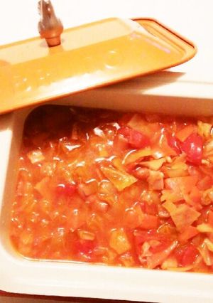 ブルーノで作るミネストローネ-レシピのメイン写真