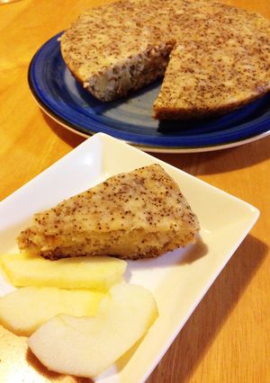 炊飯器バナナ＆リンゴ＆マーマレードケーキ-レシピのメイン写真