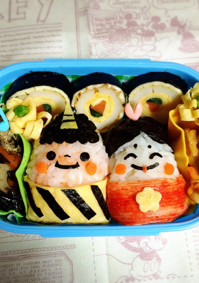 ちくわde恵方巻♡鬼さん福さんの節分弁当-レシピのメイン写真