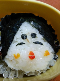 おかめちゃん?お福ちゃん?おにぎり☆-レシピのメイン写真