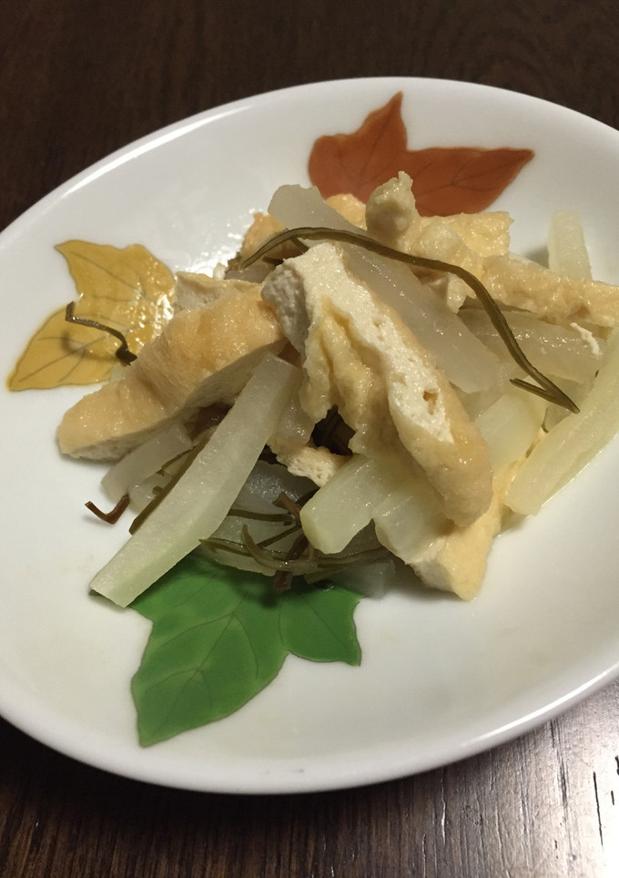 お揚げと大根の早煮-レシピのメイン写真