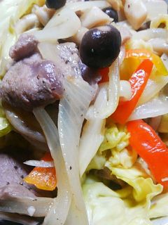 簡単♪ベチャッとしない野菜炒め-レシピのメイン写真