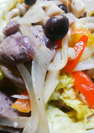 簡単♪ベチャッとしない野菜炒め-レシピのメイン写真
