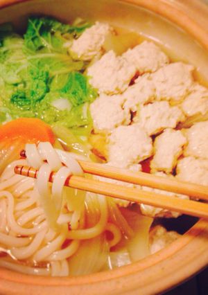 長芋入り鶏つくねの鍋＊胃腸に優しい〜♡-レシピのメイン写真