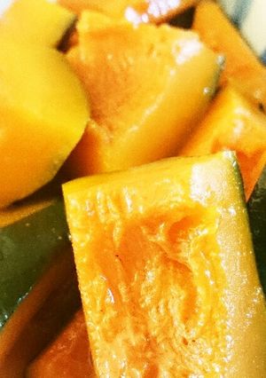 フライパン 簡単　かぼちゃ煮　(鰹だし)-レシピのメイン写真
