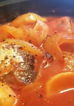 簡単☆サバ缶トマト煮込み-レシピのメイン写真
