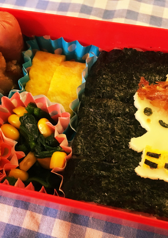 かわいい鬼さんのり弁☆-レシピのメイン写真