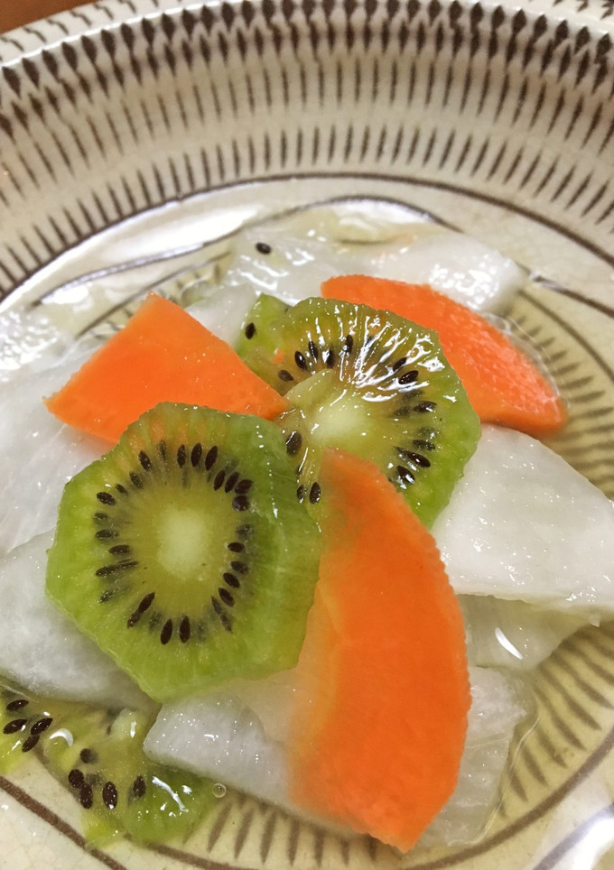 キウイと大根の酢の物-レシピのメイン写真