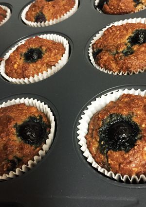 ヘルシー ブルーベリーマフィン-レシピのメイン写真