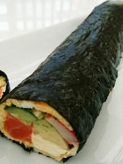 糖質制限■ご飯なし海苔巻き 恵方巻きにも-レシピのメイン写真