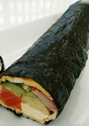 糖質制限■ご飯なし海苔巻き 恵方巻きにも-レシピのメイン写真