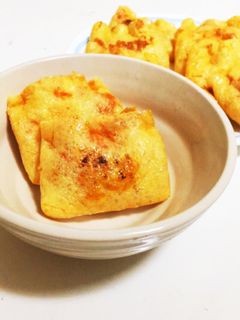 キムチ納豆入り油揚げ焼き-レシピのメイン写真