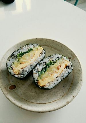 じゃがチーズと卵焼きのおにぎらず-レシピのメイン写真