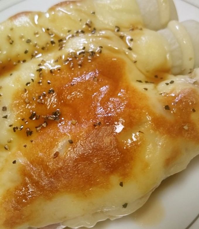 ちくわとベーコンのふっくらチーズ焼き♪ by ちびチェブ