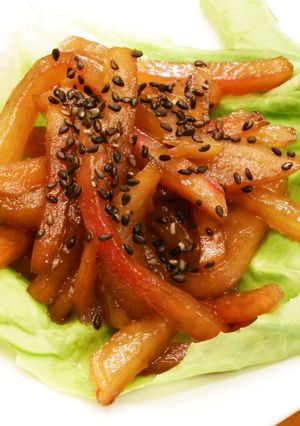伝統野菜 笊石かぶのきんぴら-レシピのメイン写真